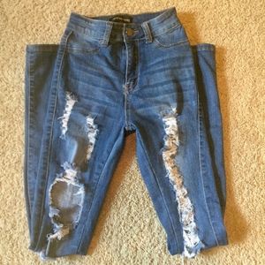 fashion nova high waisted jeans